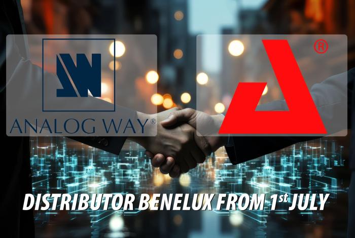 AED Display and Analog Way announce partnership